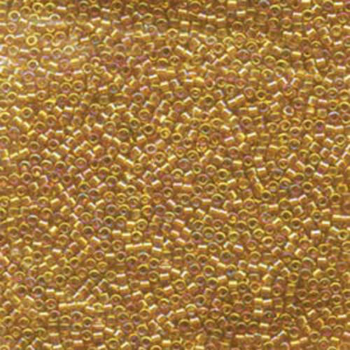 Miyuki 15/0 Delica Bead - DBS1241 - Transparent Marigold AB