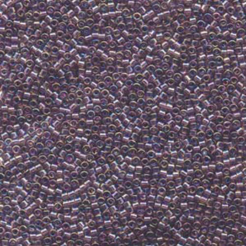 Miyuki 15/0 Delica Bead - DBS1244 - Transparent Mauve AB