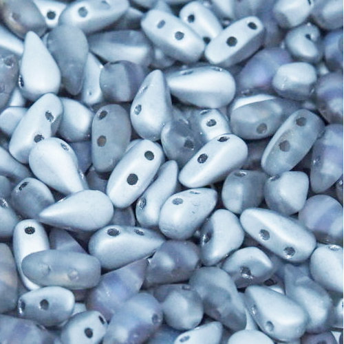 3mm x 6mm Drop Duo Bead - 2 Hole - Crystal Volcano Matte - 00030-29972 - 30 Piece Bag