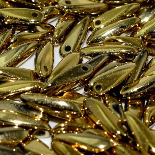 3mm x 11mm Dagger Bead - Crystal Amber Full - 00030-26440 - 25 Piece Bag