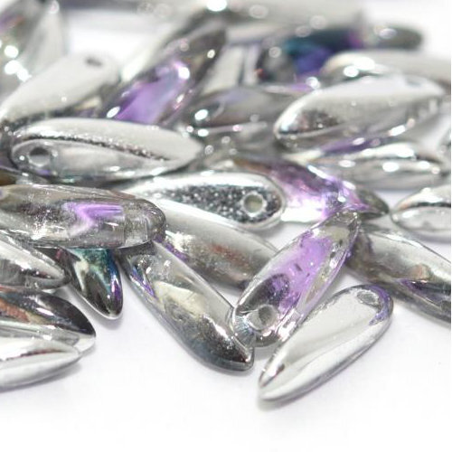 3mm x 11mm Dagger Bead - Crystal Vitrail Light - 00030-26536 - 25 Piece Bag