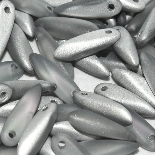 3mm x 11mm Dagger Bead - Crystal Vitrail Light Matted - 00030-26576