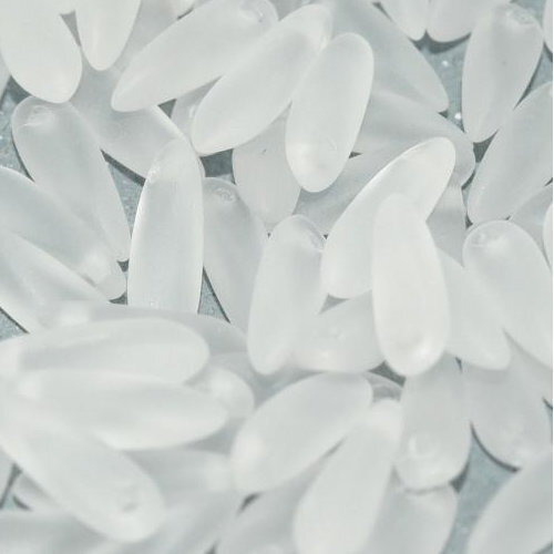 3mm x 11mm Dagger Bead - Crystal Matte - 00030-84110