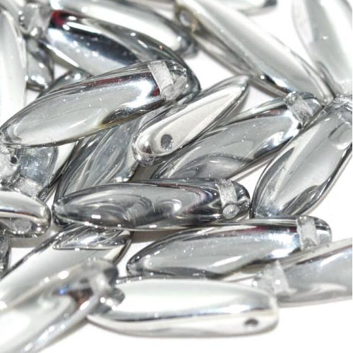 5mm x 16mm Dagger Bead - Crystal Labrador - 00030-27001 - 25 Piece Bag