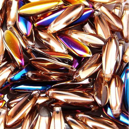 5mm x 16mm Dagger Bead - Crystal Sliperit - 00030-29500