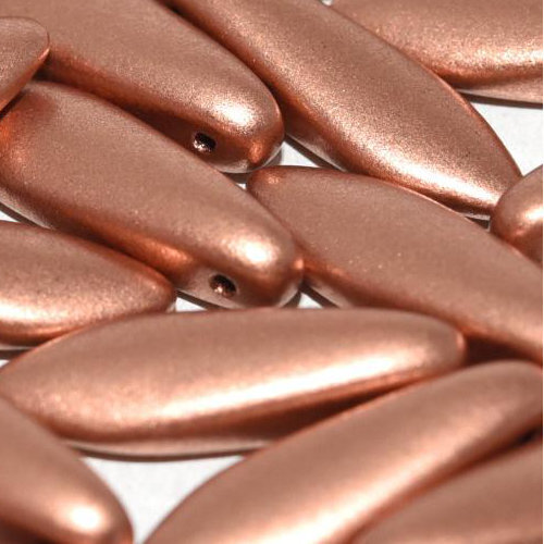 5mm x 16mm Dagger Bead - Vintage Copper  - 01770