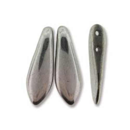 5mm x 16mm 2-Hole Dagger - Full Labrador - DGR2-516-00030-27000 -  50 Bead Strand