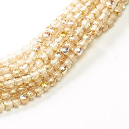 2mm Druk (Round) Bead - Crystal Lemon Rainbow - 00030-98534