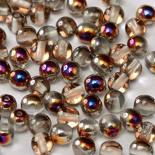 3mm Druk (Round) Bead - Crystal Sliperit - 00030-29500