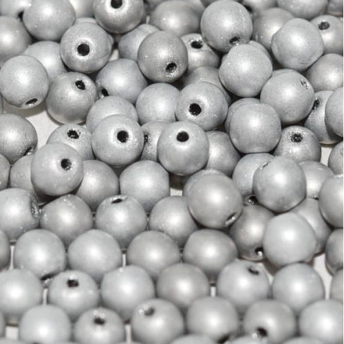 4mm Druk (Round) Bead - Crystal Labrador Full Matted - 00030-27070