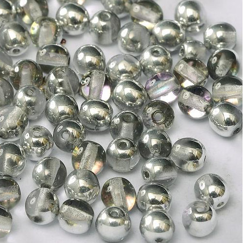 6mm Druk (Round) Bead - Crystal Vitrail Light - 00030-26536