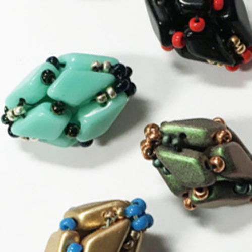 Diamond Kite Beaded Beads