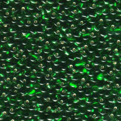 Miyuki 3.4mm Drop Bead - DP-9016 - Silver Lined Green