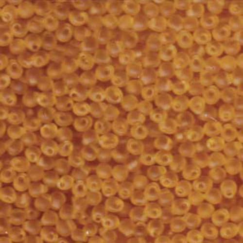 Miyuki 3.4mm Drop Bead - DP-9132F - Matte Transparent Light Topaz