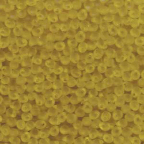 Miyuki 3.4mm Drop Bead - DP-9136F - Matte Transparent Yellow
