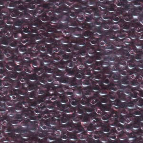 Miyuki 3.4mm Drop Bead - DP-9142 - Transparent Smoky Amethyst