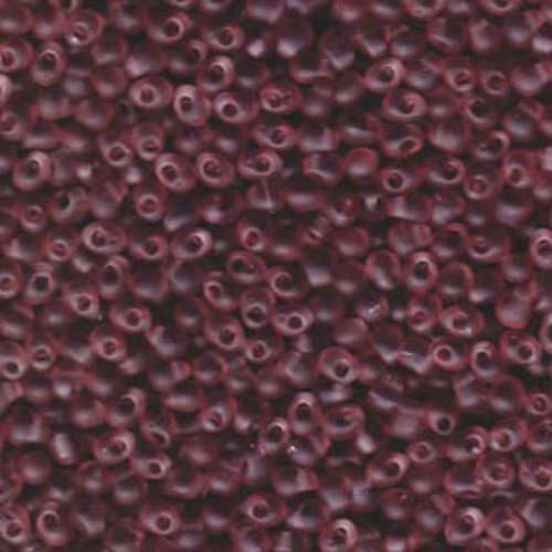 Miyuki 3.4mm Drop Bead - DP-9142F - Matte Transparent Smoky Amethyst
