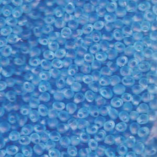 Miyuki 3.4mm Drop Bead - DP-9148F - Matte Transparent Aqua