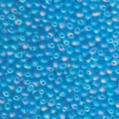 Miyuki 3.4mm Drop Bead - DP-9148FR - Matte Transparent Aqua AB