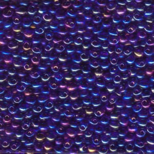 Miyuki 3.4mm Drop Bead - DP-9177 - Transparent Cobalt AB