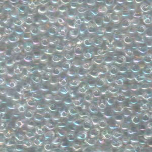 Miyuki 3.4mm Drop Bead - DP-9250 - Transparent Crystal AB