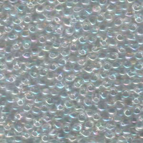 Miyuki 3.4mm Drop Bead - DP-9250 - Transparent Crystal AB