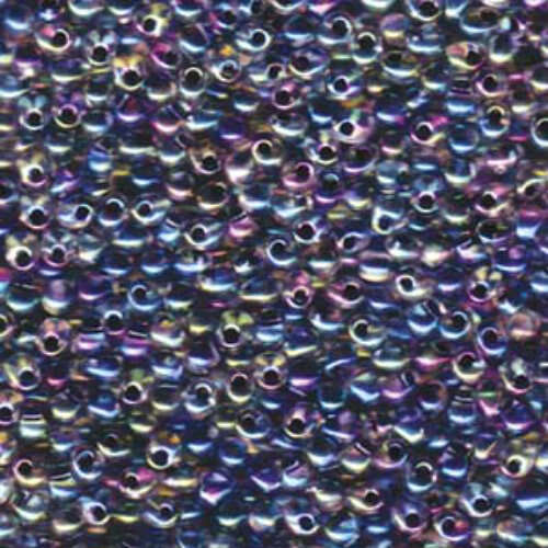 Miyuki 3.4mm Drop Bead - DP-9283 - Noir Lined Crystal AB