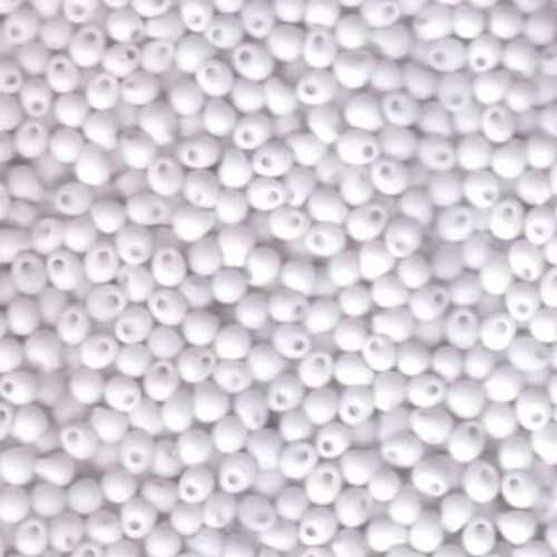 Miyuki 3.4mm Drop Bead - DP-9402F - Matte Opaque White