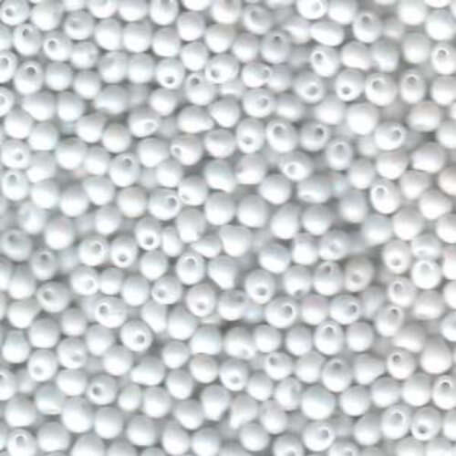 Miyuki 3.4mm Drop Bead - DP-9402FR - Opaque Frosted White