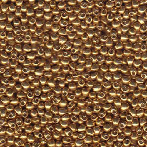Miyuki 3.4mm Drop Bead - DP-94202 - Duracoat Galvanized Gold