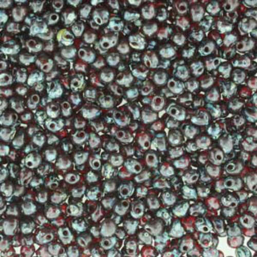 Miyuki 3.4mm Drop Bead - DP-94504 - Transparent Picasso Garnet