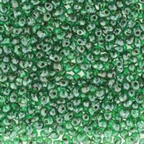 Miyuki 3.4mm Drop Bead - DP-94507 - Transparent Picasso Green