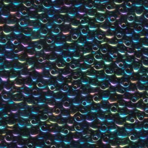 Miyuki 3.4mm Drop Bead - DP-9455 - Mixed Blue Green Iris