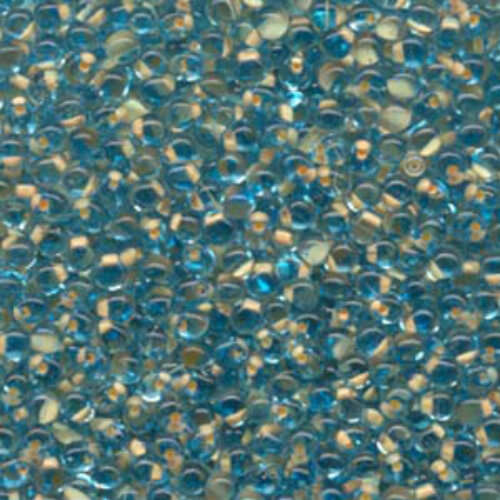 Miyuki 3.4mm Drop Bead - DP-9F18 - Peach Lined Light Blue