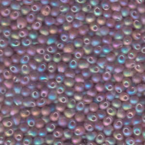 Miyuki 2.8mm Drop Bead - DP28-9142FR - Matte Transparent Smoky Amethyst AB