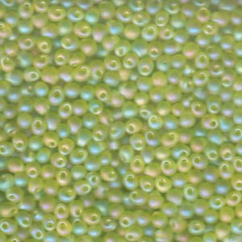 Miyuki 2.8mm Drop Bead - DP28-9143FR - Matte Transparent Chartreuse AB
