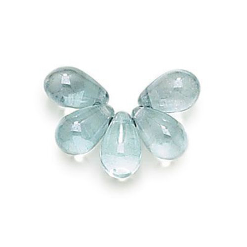 Drop Bead 4mm x 6mm - Crystal Lumi Blue - DRP-46-00030-14464