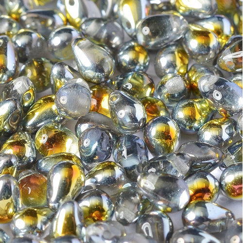 Drop Bead 4mm x 6mm - Crystal Marea - DRP-46-00030-28001