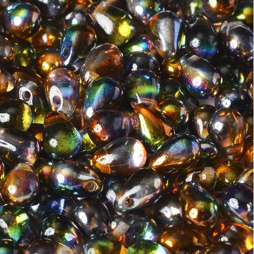 Drop Bead 4mm x 6mm - Crystal Magic Copper - DRP-46-00030-95300