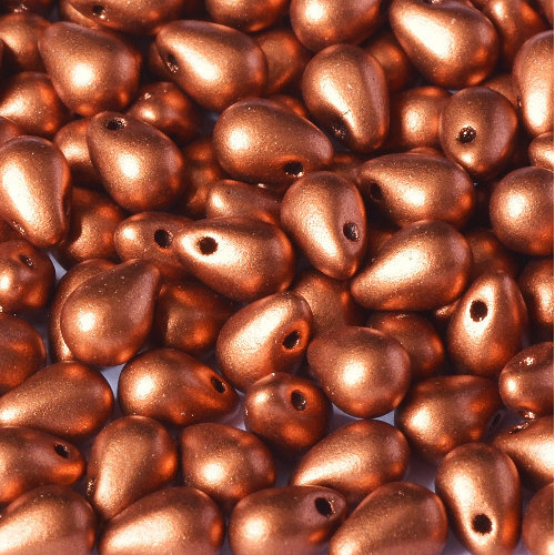 Drop Bead 4mm x 6mm -  Copper - DRP-46-01750
