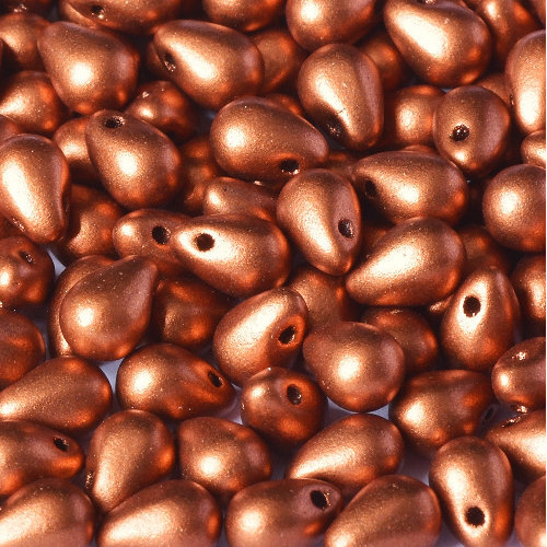 Drop Bead 4mm x 6mm - Copper - DRP-46-01750