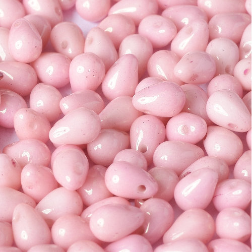 Drop Bead 4mm x 6mm - Chalk Lila Luster - DRP-46-03000-14494