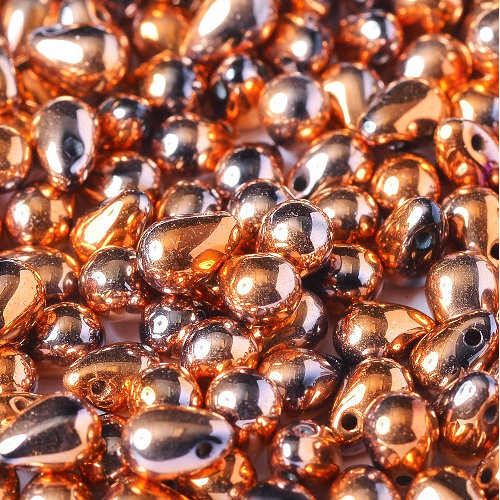 Drop Bead 4mm x 6mm - Jet Sunset Full - DRP-46-23980-27133