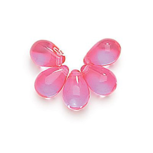 Drop Bead 4mm x 6mm - Rose - DRP-46-67282