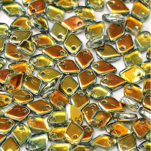 1.5mm x 5mm Dragon Scale Bead - 1 Hole - Crystal Marea - 00030-28001