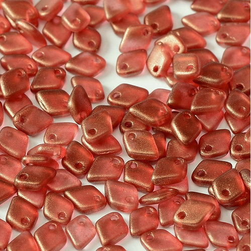 1.5mm x 5mm Dragon Scale Bead - 1 Hole - Crystal GT Razzmatazz - 00030-29256 - 5gm Bag