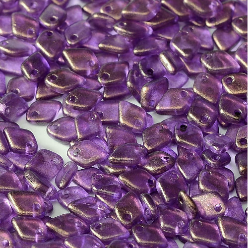 1.5mm x 5mm Dragon Scale Bead - 1 Hole - Crystal GT Magenta - 00030-29262