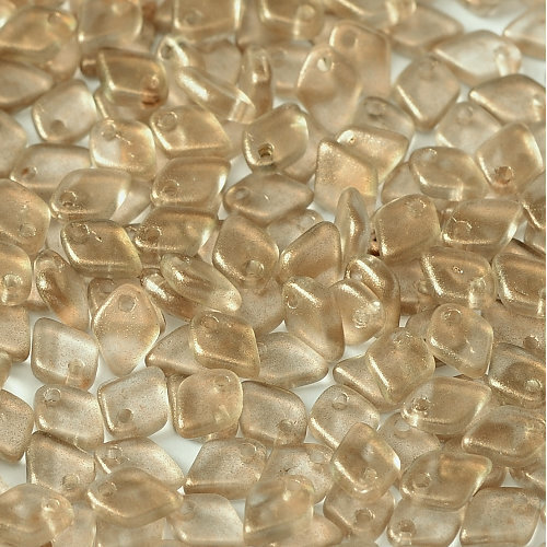 1.5mm x 5mm Dragon Scale Bead - 1 Hole - Crystal GT Champagne - 00030-29270