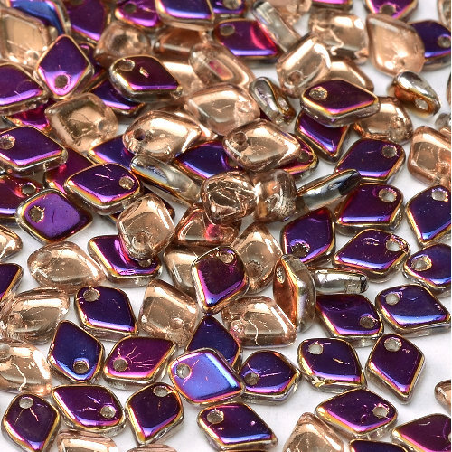1.5mm x 5mm Dragon Scale Bead - 1 Hole - Crystal Sliperit - 00030-29500 - 5gm Bag