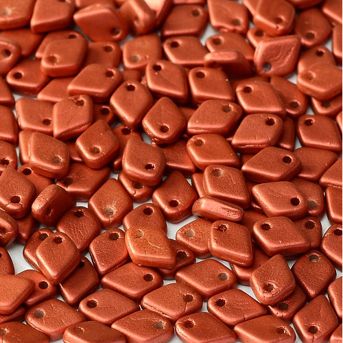 1.5mm x 5mm Dragon Scale Bead - 1 Hole - Lava Red - 01890 - 5gm Bag